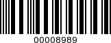 Barcode Image 00008989