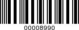 Barcode Image 00008990