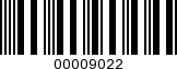 Barcode Image 00009022