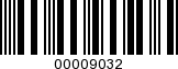 Barcode Image 00009032