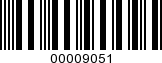 Barcode Image 00009051