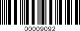 Barcode Image 00009092