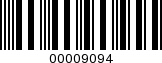 Barcode Image 00009094