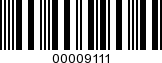 Barcode Image 00009111