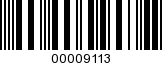 Barcode Image 00009113