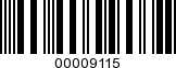 Barcode Image 00009115
