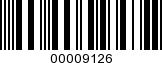 Barcode Image 00009126