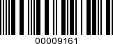 Barcode Image 00009161