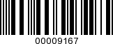 Barcode Image 00009167
