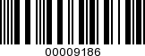 Barcode Image 00009186