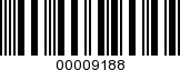 Barcode Image 00009188