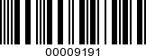 Barcode Image 00009191