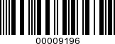 Barcode Image 00009196