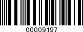 Barcode Image 00009197