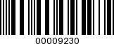 Barcode Image 00009230