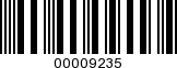Barcode Image 00009235