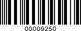 Barcode Image 00009250