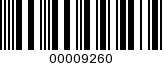 Barcode Image 00009260