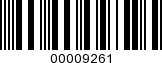 Barcode Image 00009261