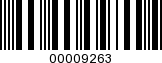 Barcode Image 00009263