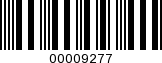 Barcode Image 00009277