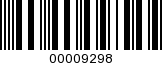 Barcode Image 00009298