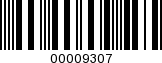 Barcode Image 00009307