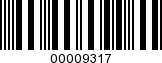 Barcode Image 00009317