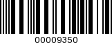 Barcode Image 00009350