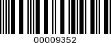 Barcode Image 00009352