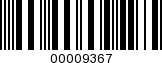 Barcode Image 00009367