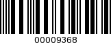 Barcode Image 00009368