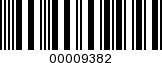 Barcode Image 00009382