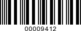 Barcode Image 00009412