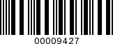 Barcode Image 00009427