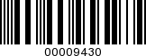 Barcode Image 00009430