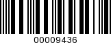 Barcode Image 00009436