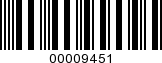 Barcode Image 00009451