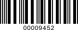 Barcode Image 00009452
