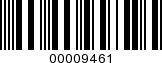 Barcode Image 00009461