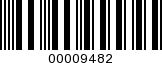 Barcode Image 00009482