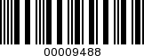 Barcode Image 00009488