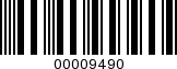 Barcode Image 00009490