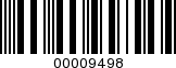 Barcode Image 00009498