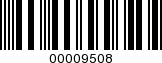 Barcode Image 00009508