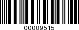 Barcode Image 00009515