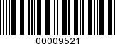 Barcode Image 00009521