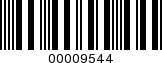Barcode Image 00009544