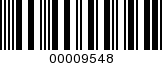 Barcode Image 00009548