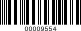 Barcode Image 00009554